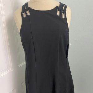 NEW Free People Baby Love Eyelet Black Dress Womens Size XS Back Cutout